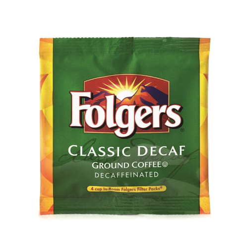 Folgers® Classic Roast 4-Cup Soft Pod Coffee, Decaf